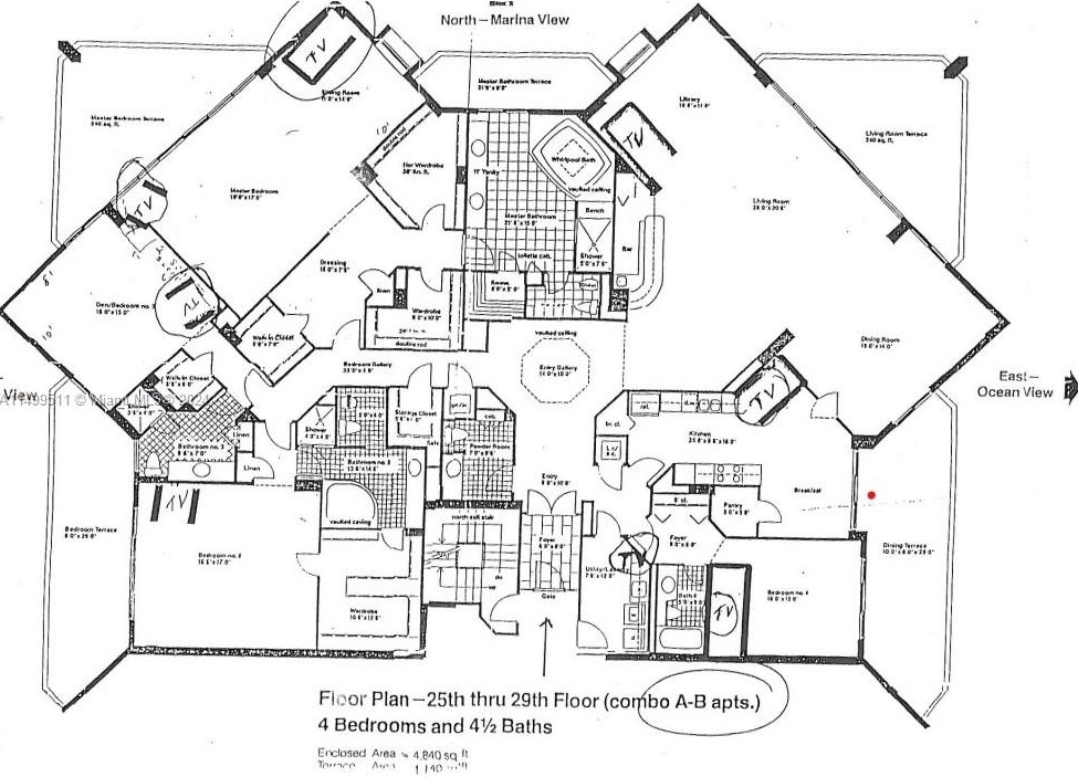 19500 Turnberry Way, Miami FL  33180-2509 exterior