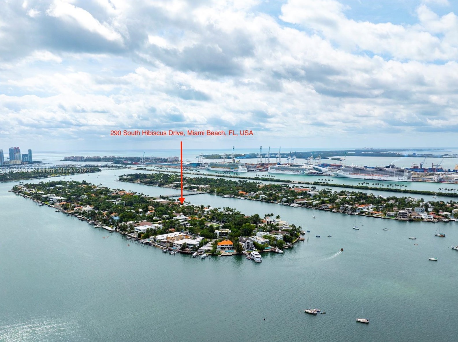 290 Hibiscus Dr, Miami FL 33181-2351 exterior