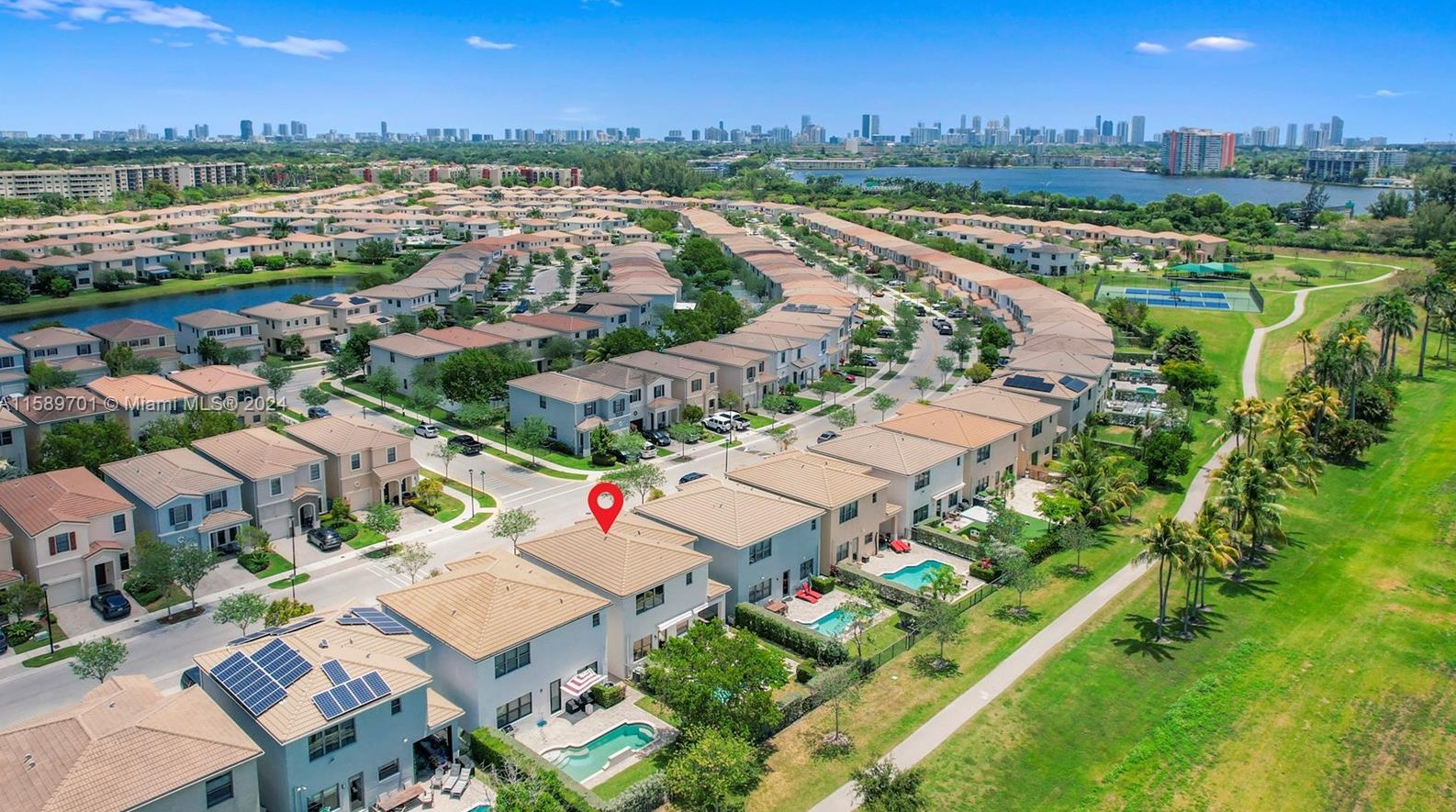 696 191st St, Miami FL  33179-3922 exterior