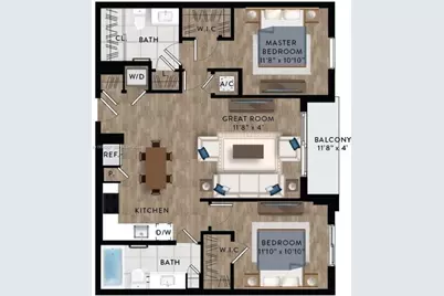 221 SW 12th St #612, Miami, FL 33130 - Photo 3