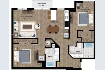 221 SW 12th St #1017, Miami, FL 33130 - Photo 3