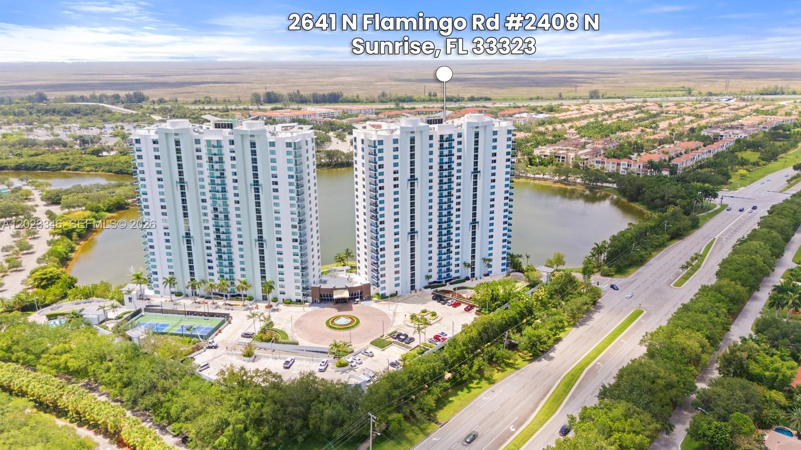 2641 N Flamingo Rd #2408N main architectural view