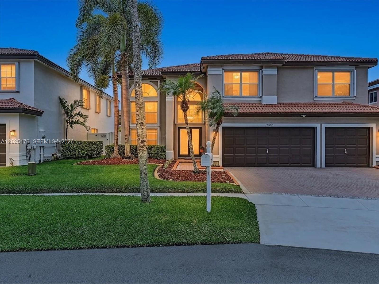 2654 SW 181st Terrace main architectural view
