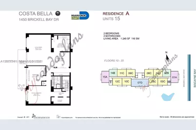 1450 Brickell Bay Dr #1015, Miami, FL 33131 - Photo 23
