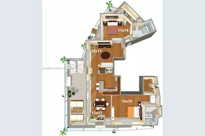 1500 Bay Rd #C-0605, Miami Beach, FL 33139 - Photo 1