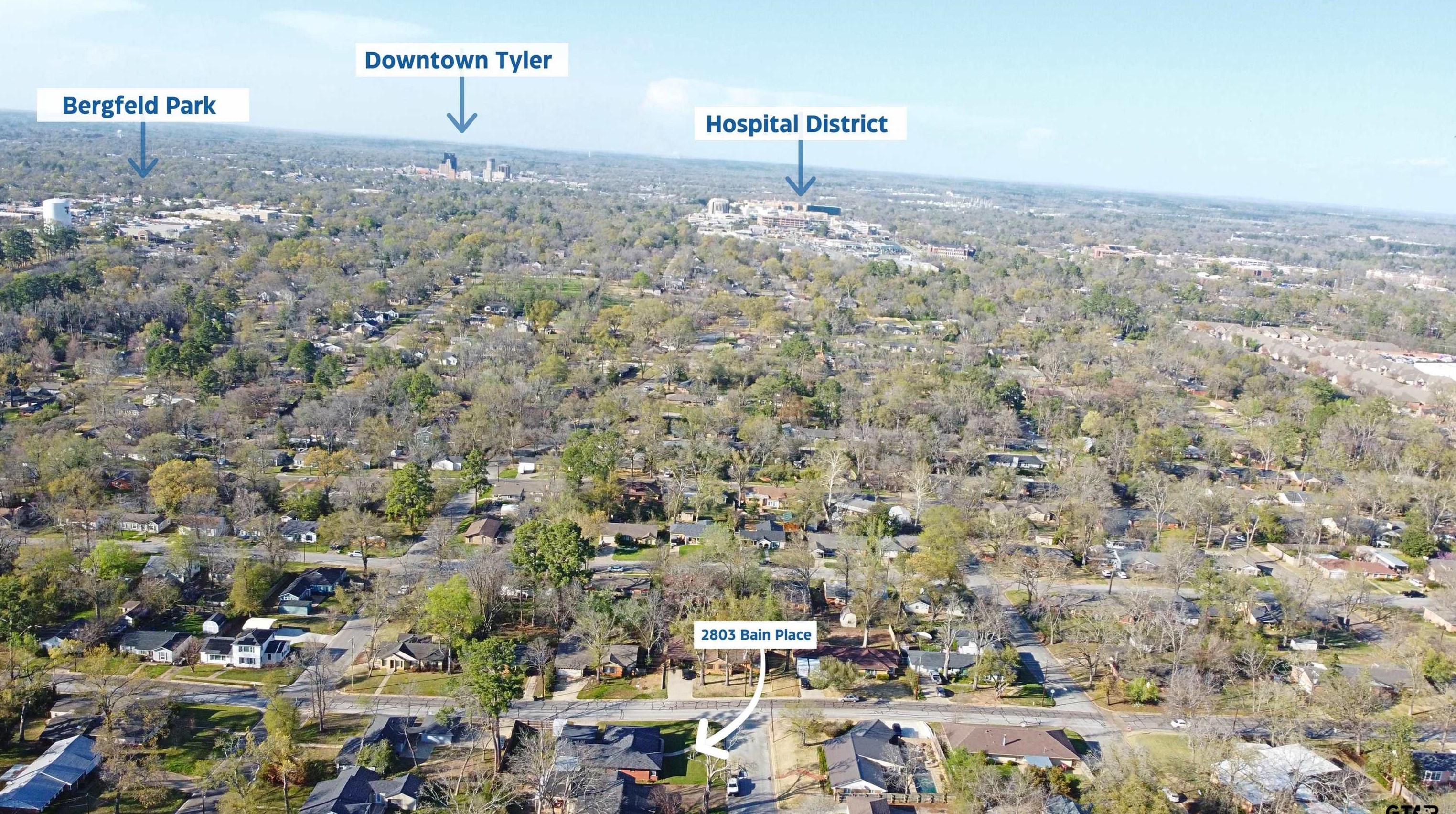 2803 Bain Pl, Tyler TX  75701-8017 exterior