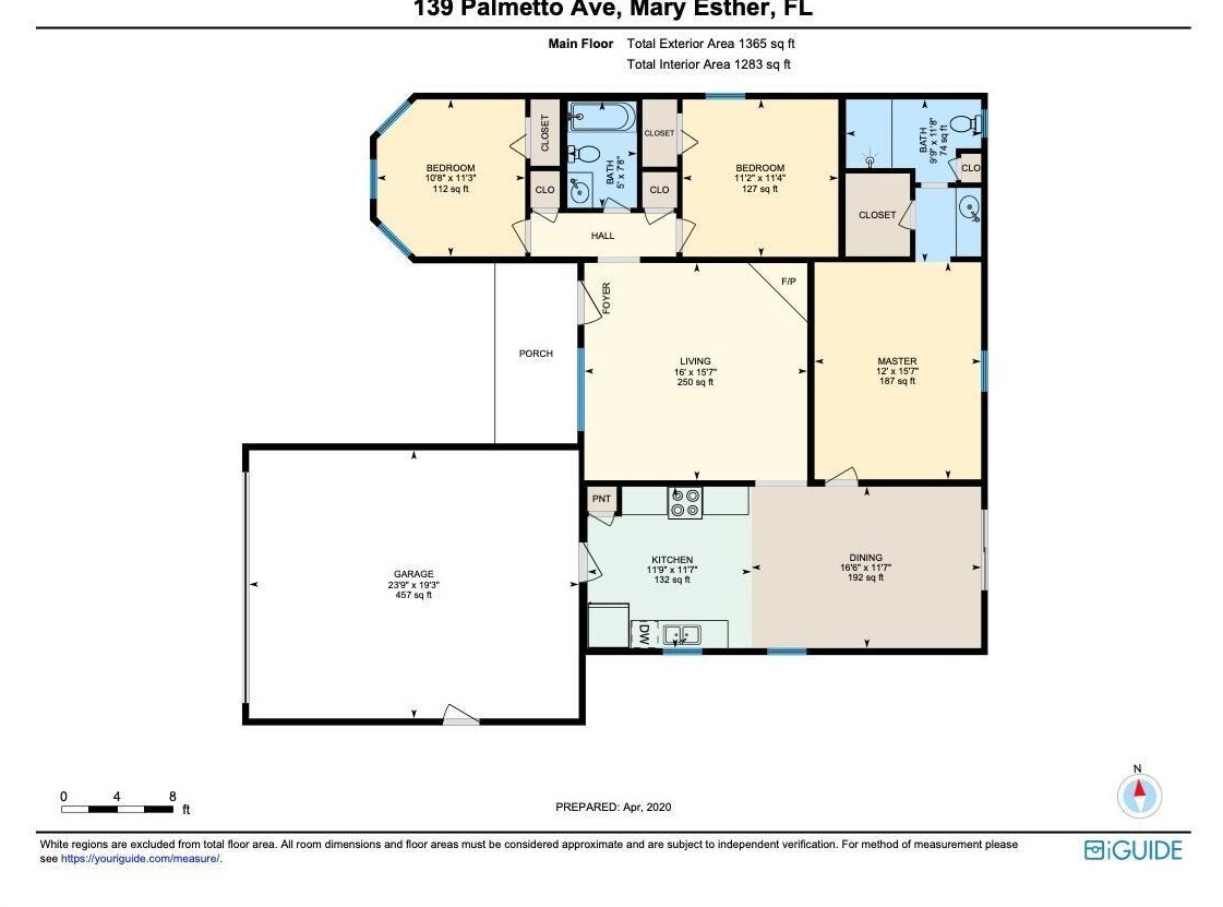 139 Palmetto Ave, Mary Esther FL  32569-3314 exterior
