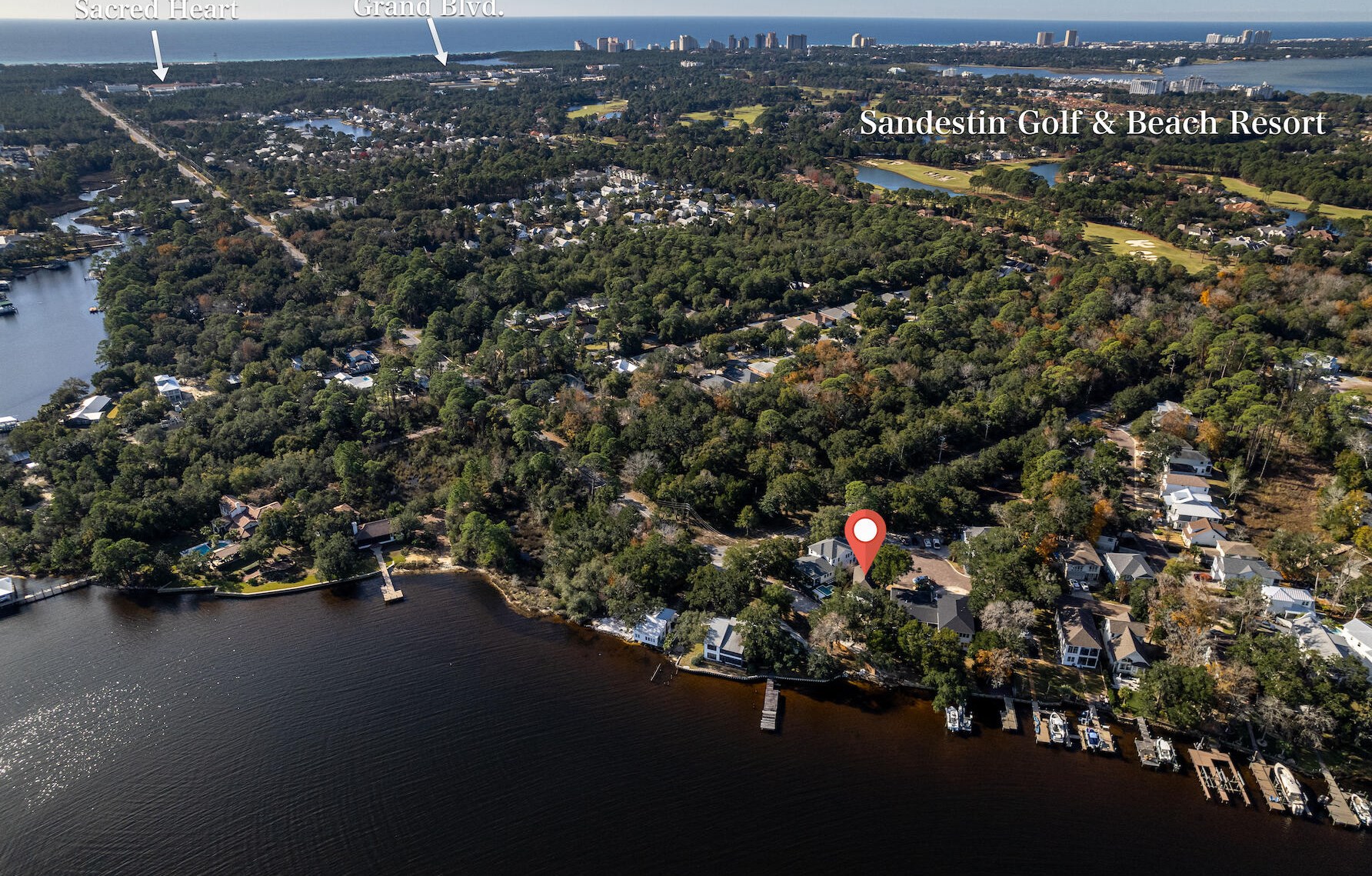 159 Beacon Point Dr, Santa Rosa Beach FL  32459-2611 exterior