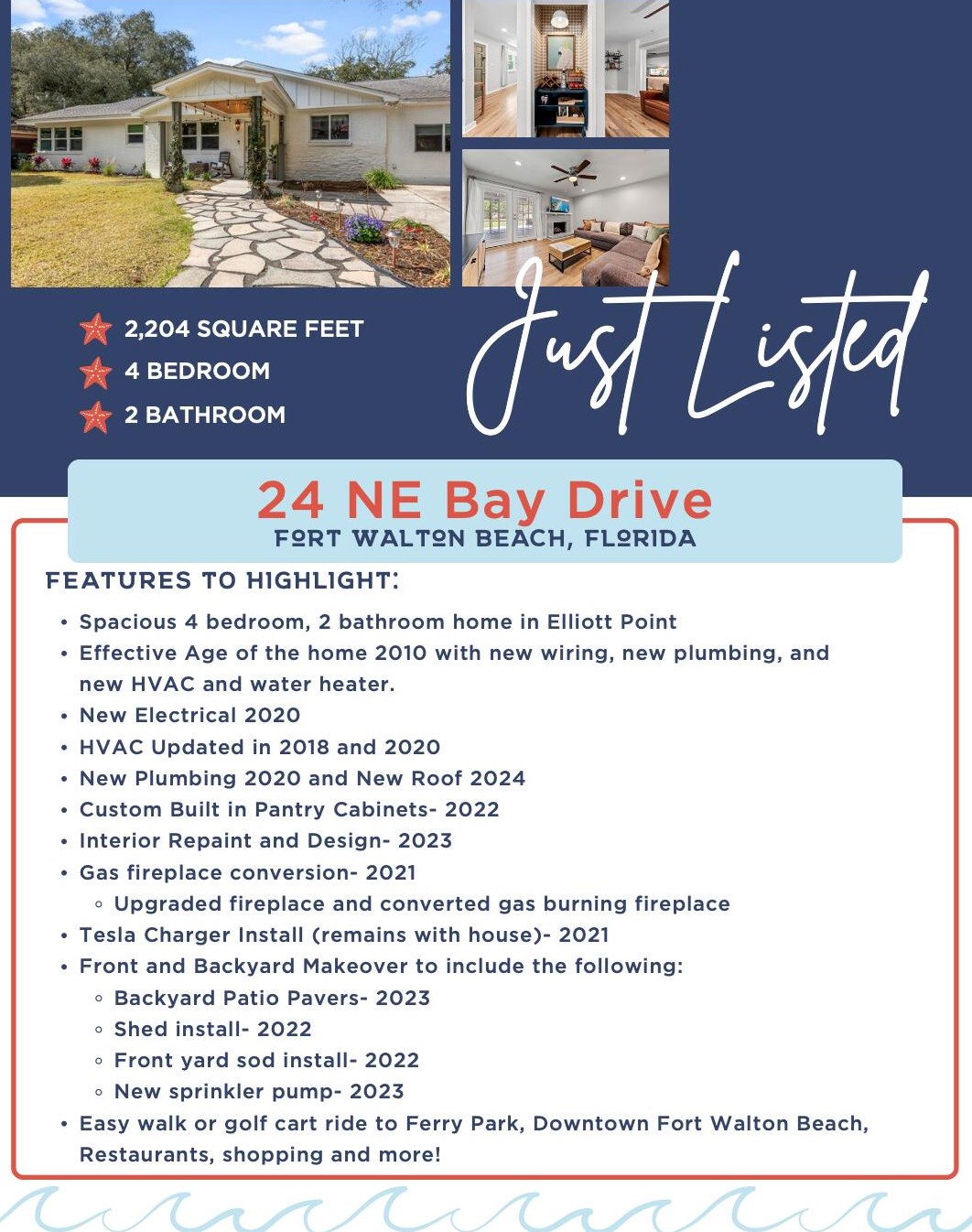 24 Bay Dr, Fort Walton Beach FL  32548-5166 exterior