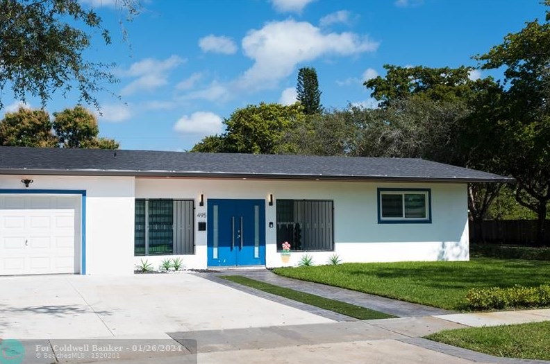 495 142nd St, Miami FL  33161-3130 exterior