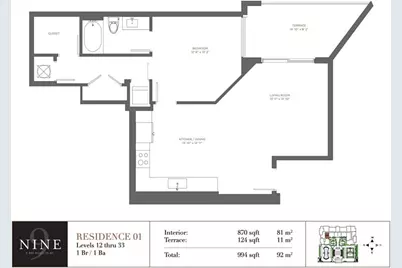 999 SW 1st Ave, Unit #3301, Miami, FL 33130 - Photo 23