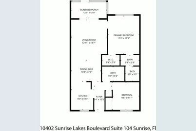 10402  Sunrise Lakes Blvd, Unit #104, Sunrise, FL 33322 - Photo 25