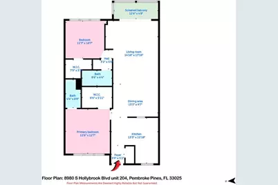 8980 S Hollybrook Blvd, Unit #204, Pembroke Pines, FL 33025 - Photo 7