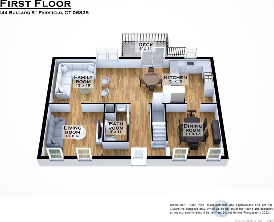 144 Bullard St, Fairfield CT  06825-3717 exterior