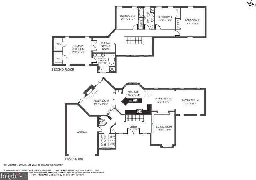 111 Bentley Dr, Mount Laurel NJ  08054-4502 exterior