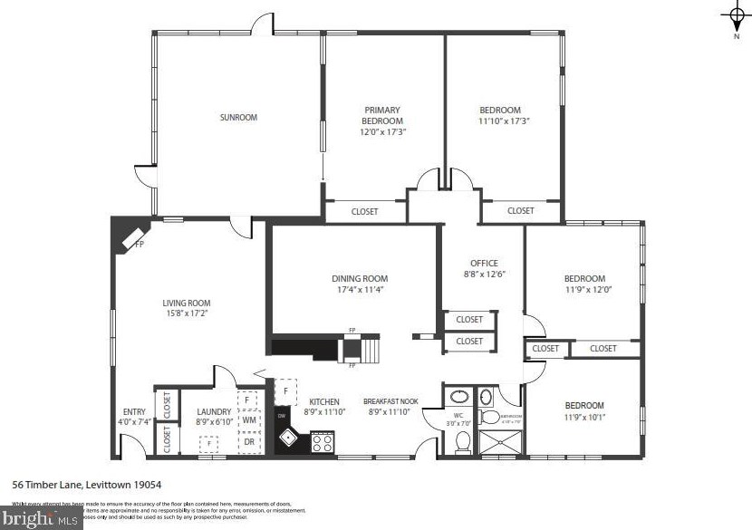 56 Timber Ln, Levittown PA 19054-2923 exterior