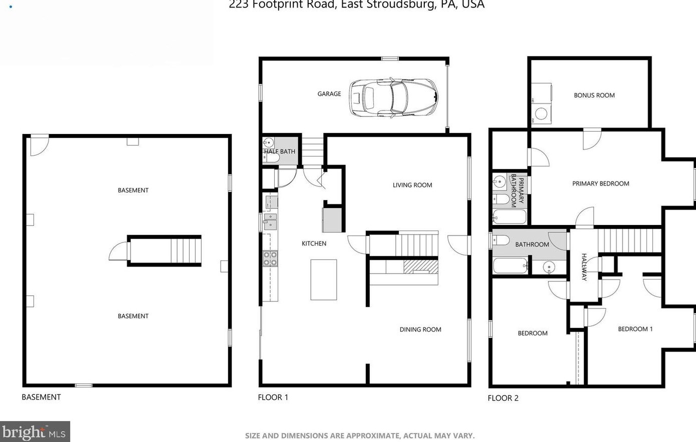 223 Footprint Rd, East Stroudsburg PA  18302-9394 exterior