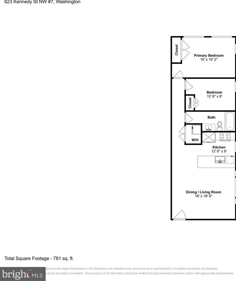 623 Kennedy St, Washington DC  20011-6216 exterior