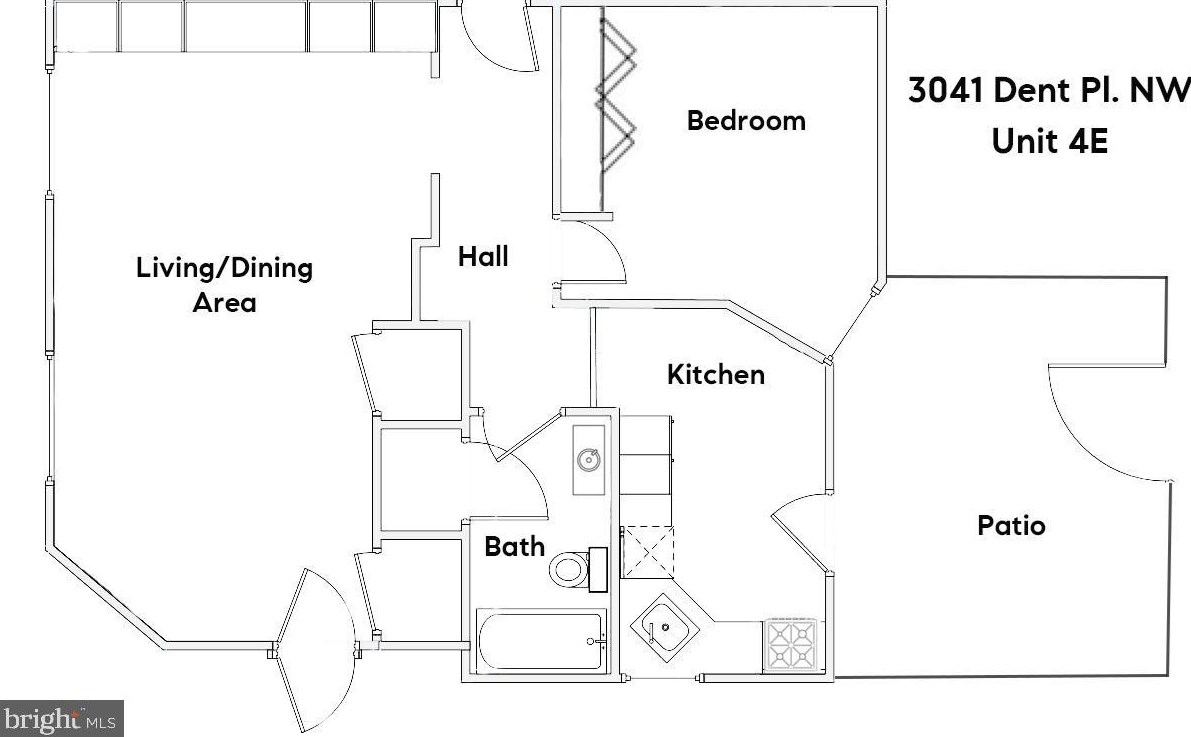 3014 Dent Pl, Washington DC 20007-2917 exterior