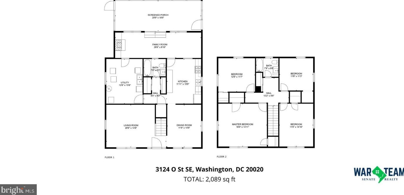 3124 O St, Washington DC  20020-3621 exterior