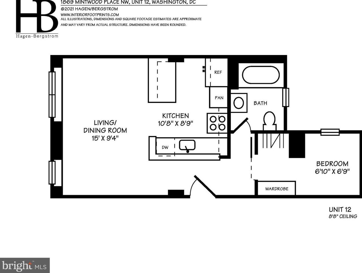 1869 Mintwood Pl, Washington DC 20009-1953 exterior