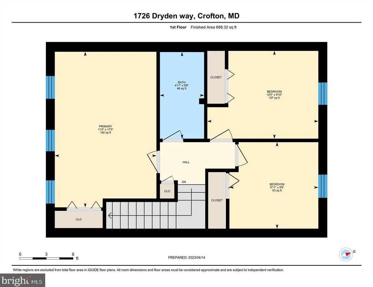 1726 Dryden Way, Crofton MD 21114-1412 exterior