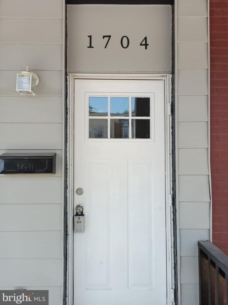 1704 Poplar Grove St, Baltimore MD  21216-3513 exterior
