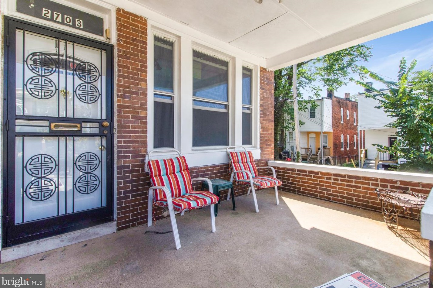 2703 Violet Ave, Baltimore MD  21215-7707 exterior