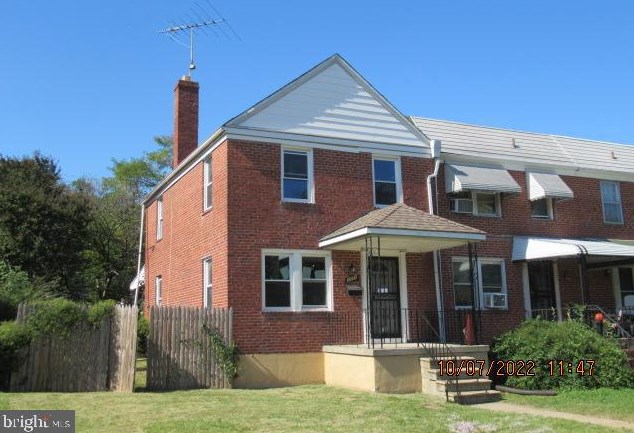 3571 Shannon Dr, Baltimore MD  21213-1825 exterior