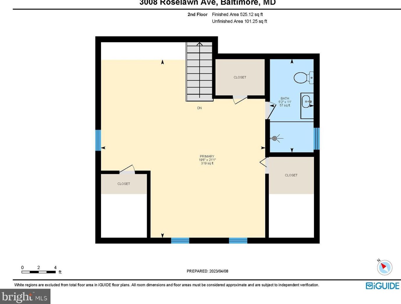 3008 Roselawn Ave, Baltimore MD  21214-1824 exterior
