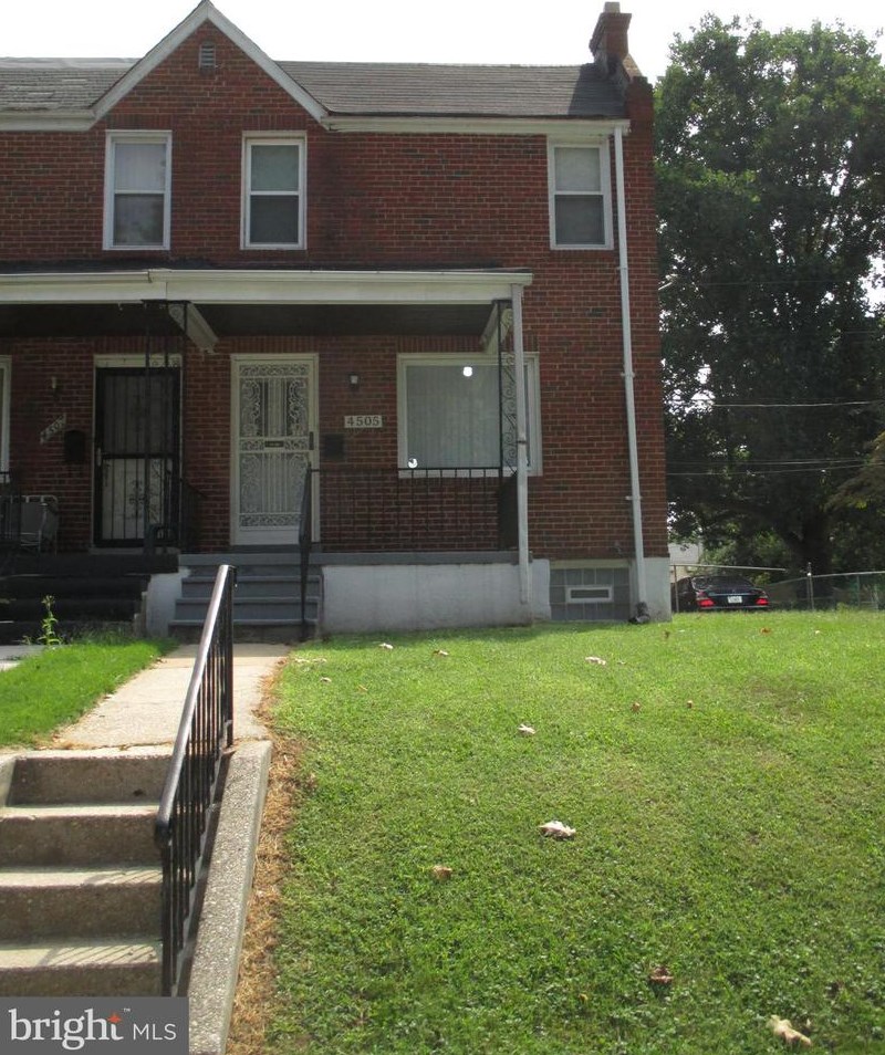 4505 Rogers Ave, Baltimore MD  21215-4214 exterior