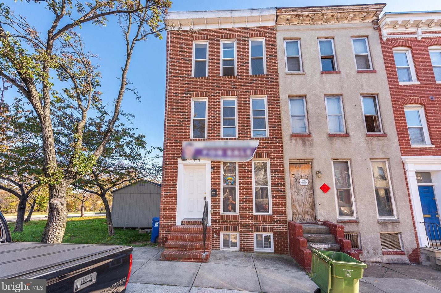 335 Stricker St, Baltimore MD  21223-3115 exterior