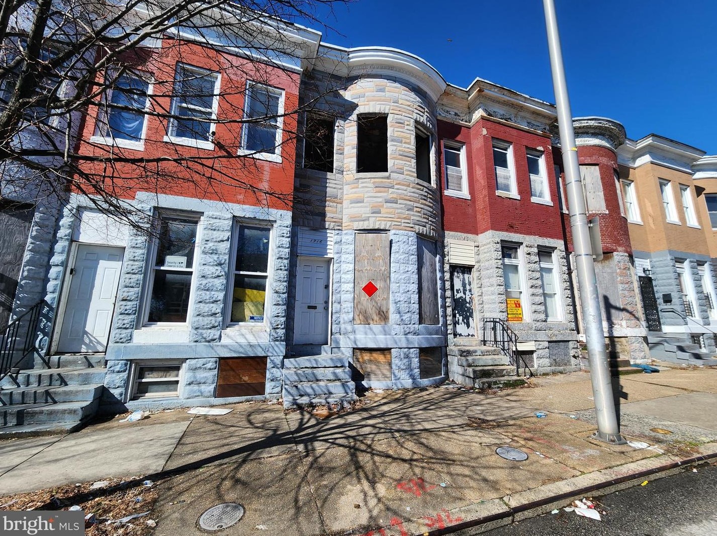 1716 Monroe St, Baltimore MD  21217-1644 exterior