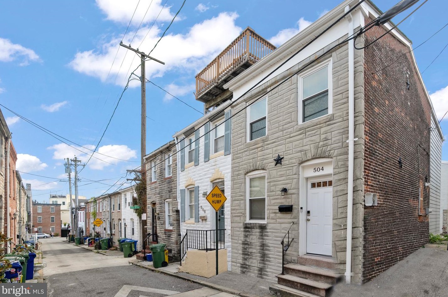 504 Madeira St, Baltimore MD  21205-1607 exterior