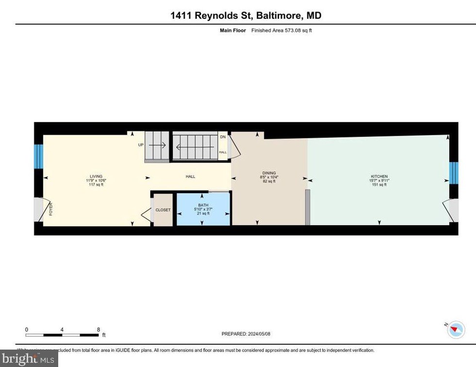 1411 Reynolds St, Baltimore MD  21230-5318 exterior