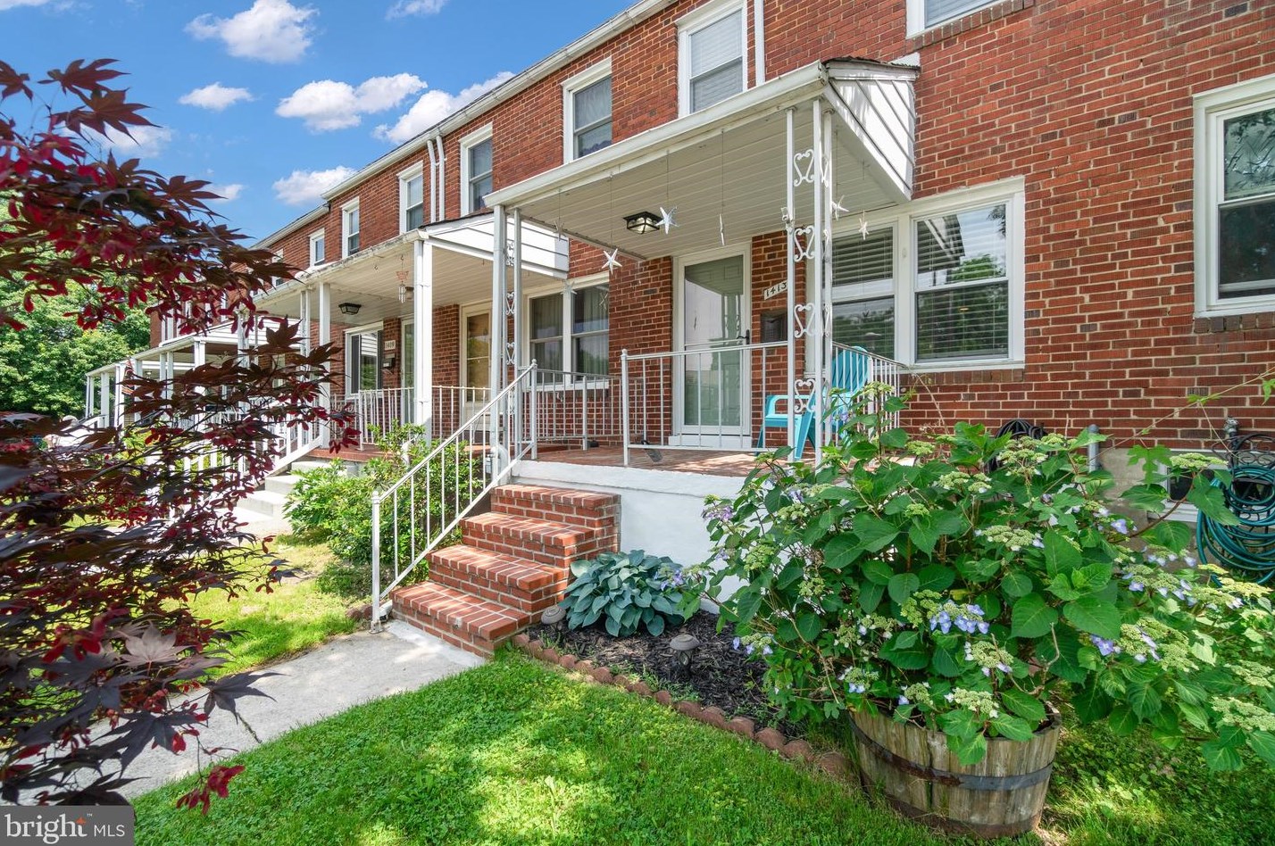 1413 Weldon Pl, Baltimore MD  21211-1545 exterior