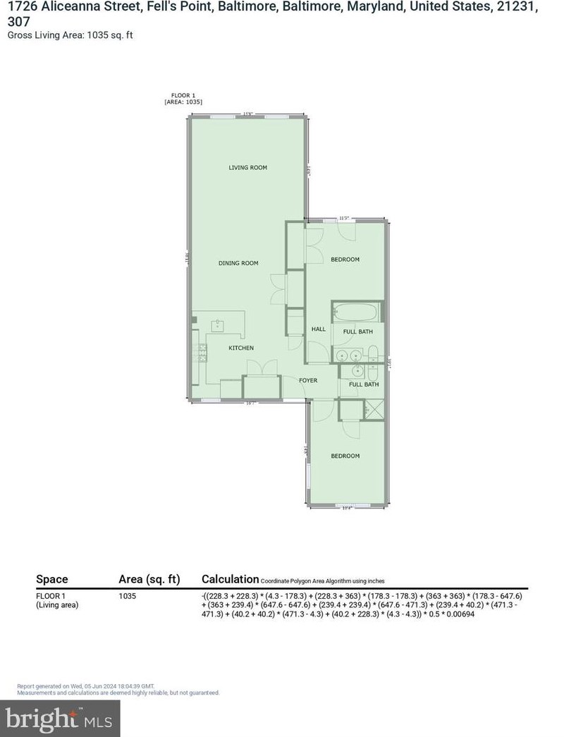 1726 Aliceanna St, Baltimore MD  21231-2911 exterior