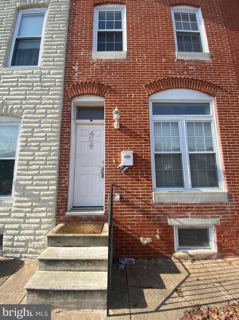 404 Collington Ave, Baltimore MD  21231-1308 exterior