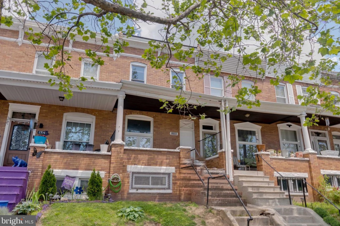 1706 30th St, Baltimore MD  21218-3748 exterior