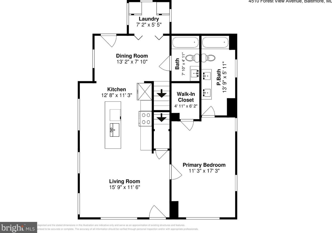 4510 Forest View Ave, Baltimore MD  21206-2003 exterior