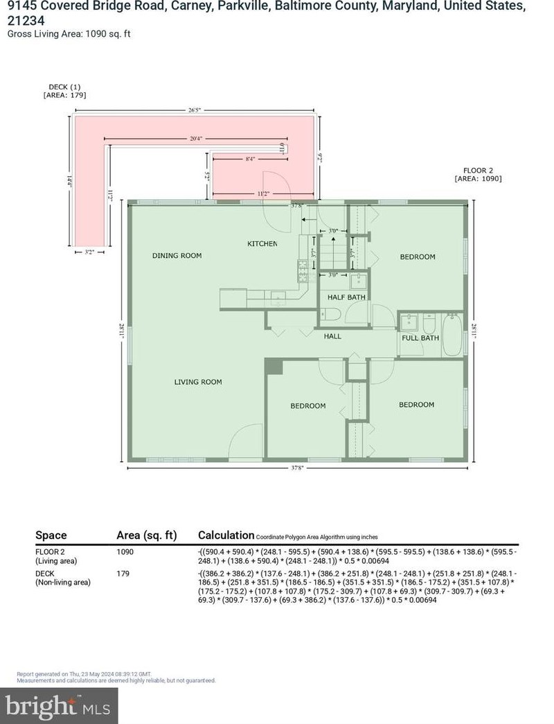 9145 Covered Brg Rd, Baltimore MD  21234-2545 exterior