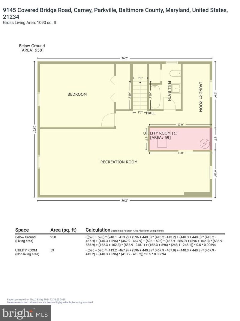 9145 Covered Brg Rd, Baltimore MD  21234-2545 exterior