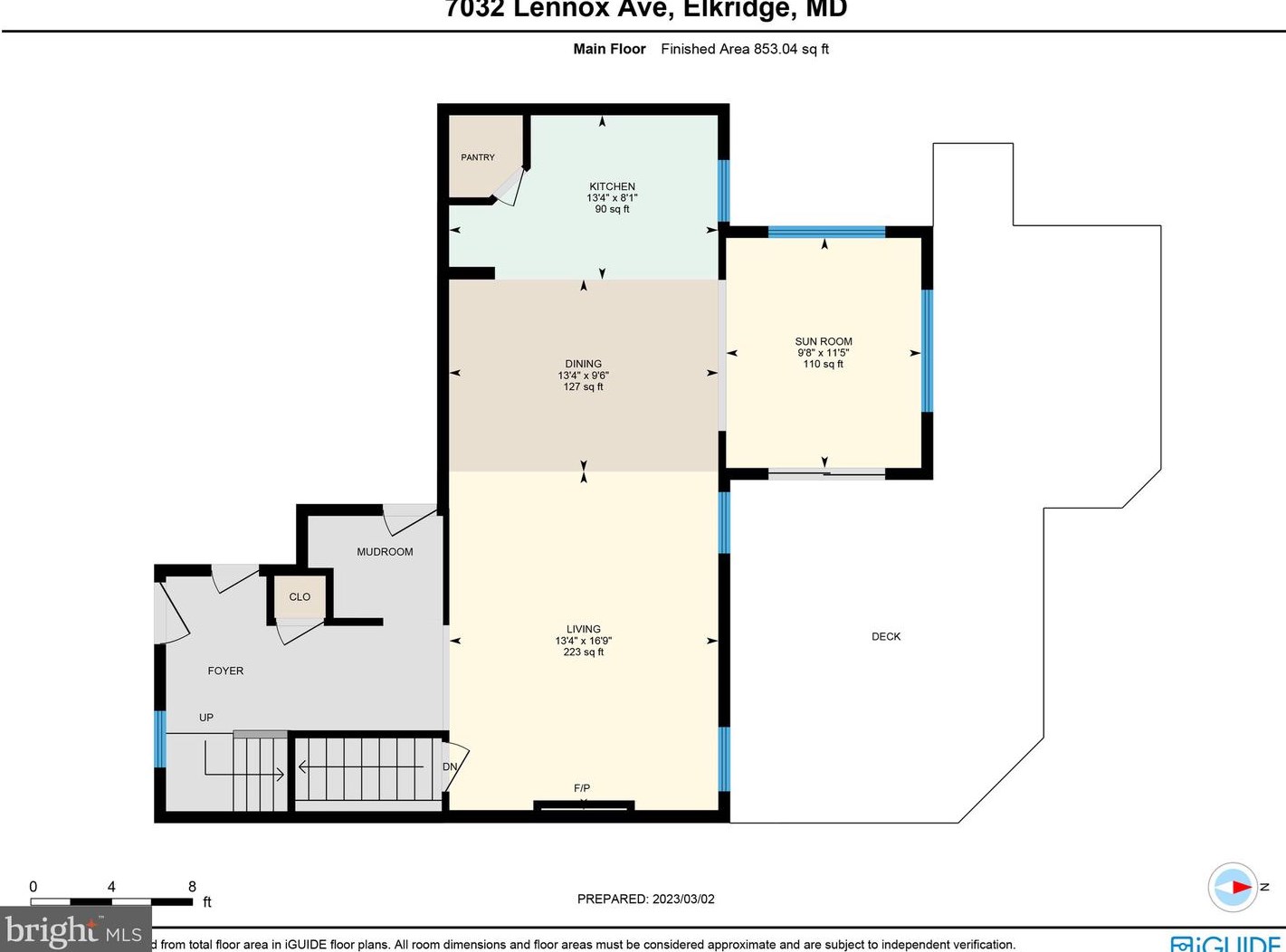 7032 Lennox Ave, Baltimore MD  21075-6315 exterior