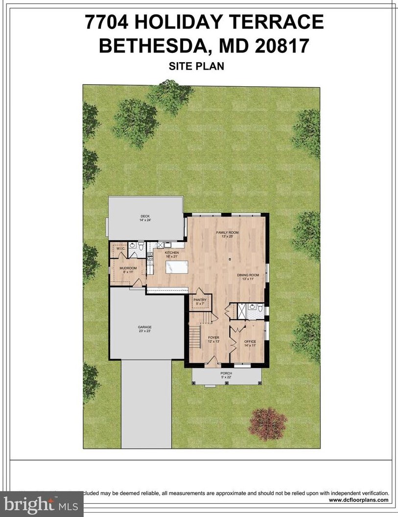 7704 Holiday Ter, Bethesda MD  20817-6616 exterior