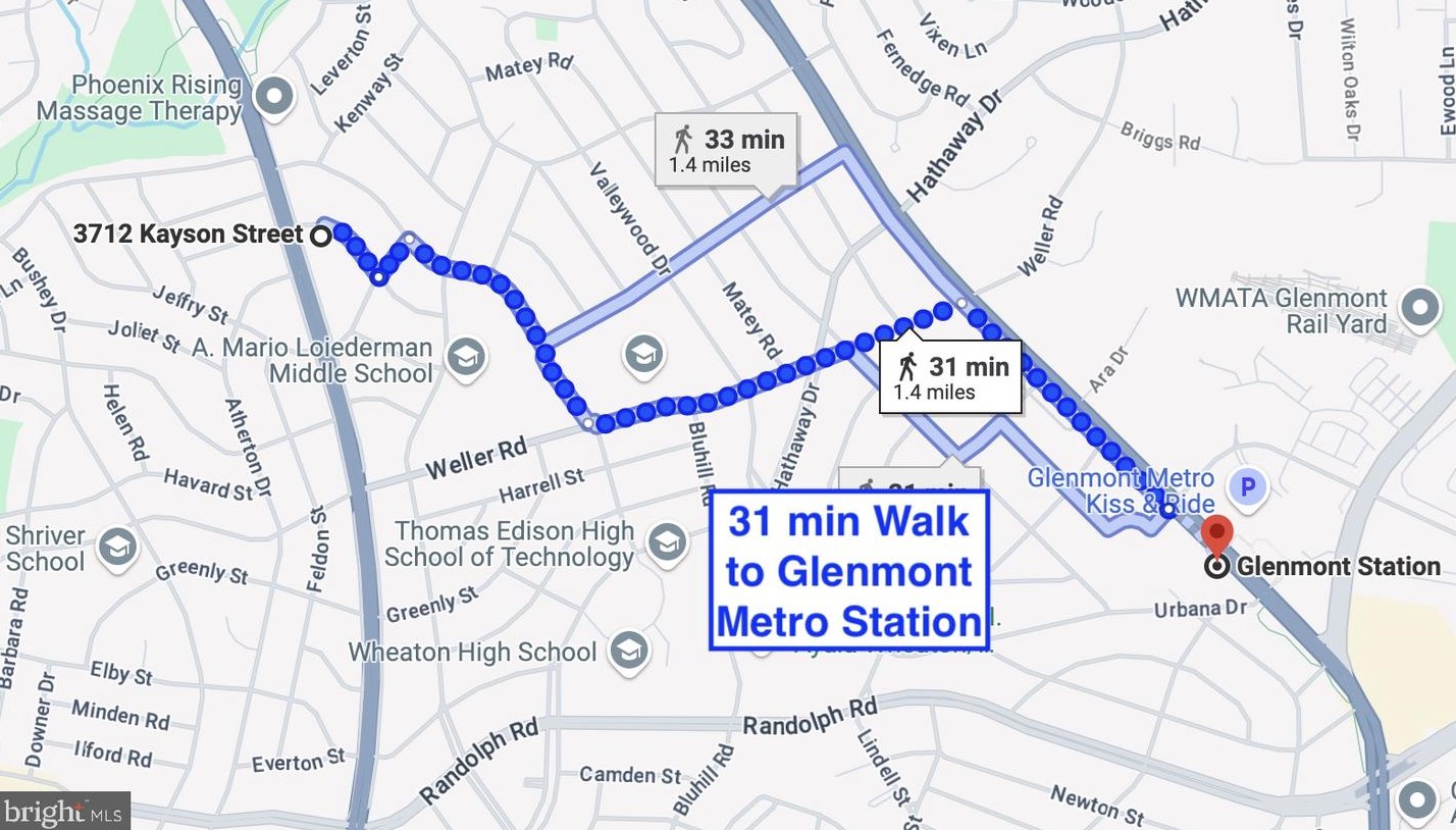 3712 Kayson St, Silver Spring MD  20906-5128 exterior