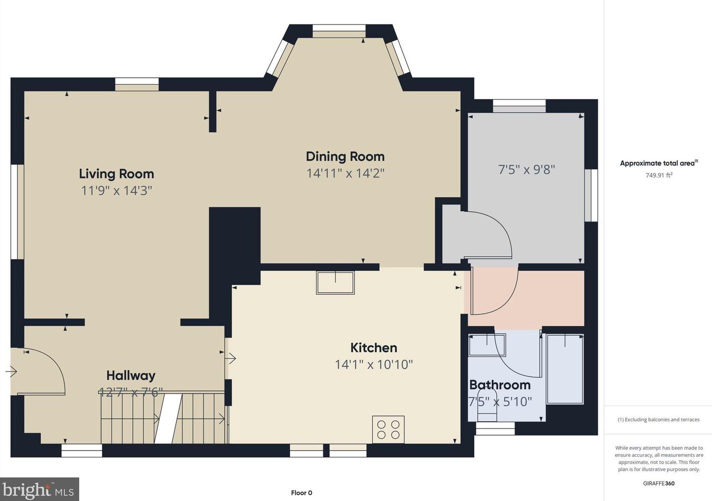 5408 Brenner St, Capitol Heights MD  20743-6212 exterior