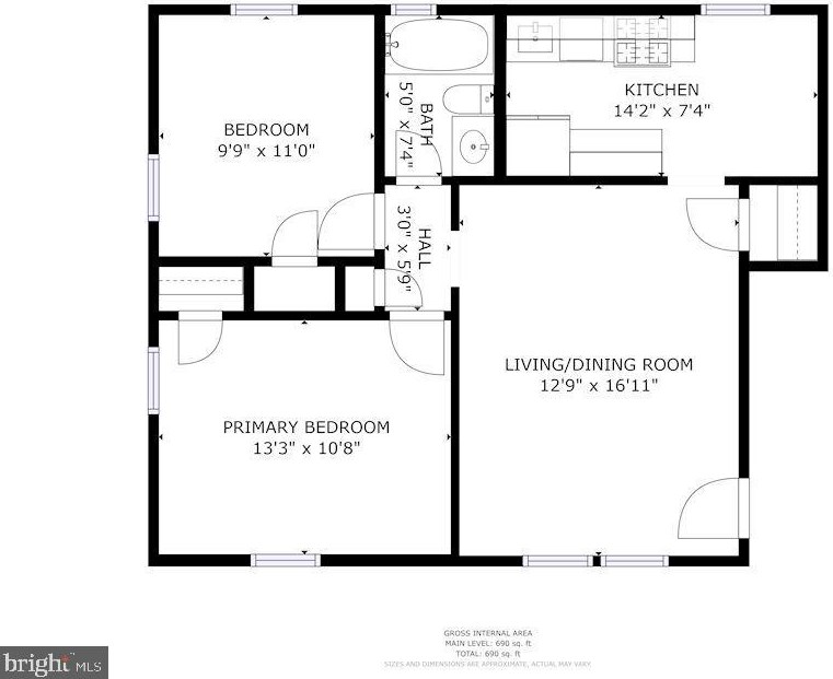 2053 Woodstock St, Arlington VA  22207-2431 exterior