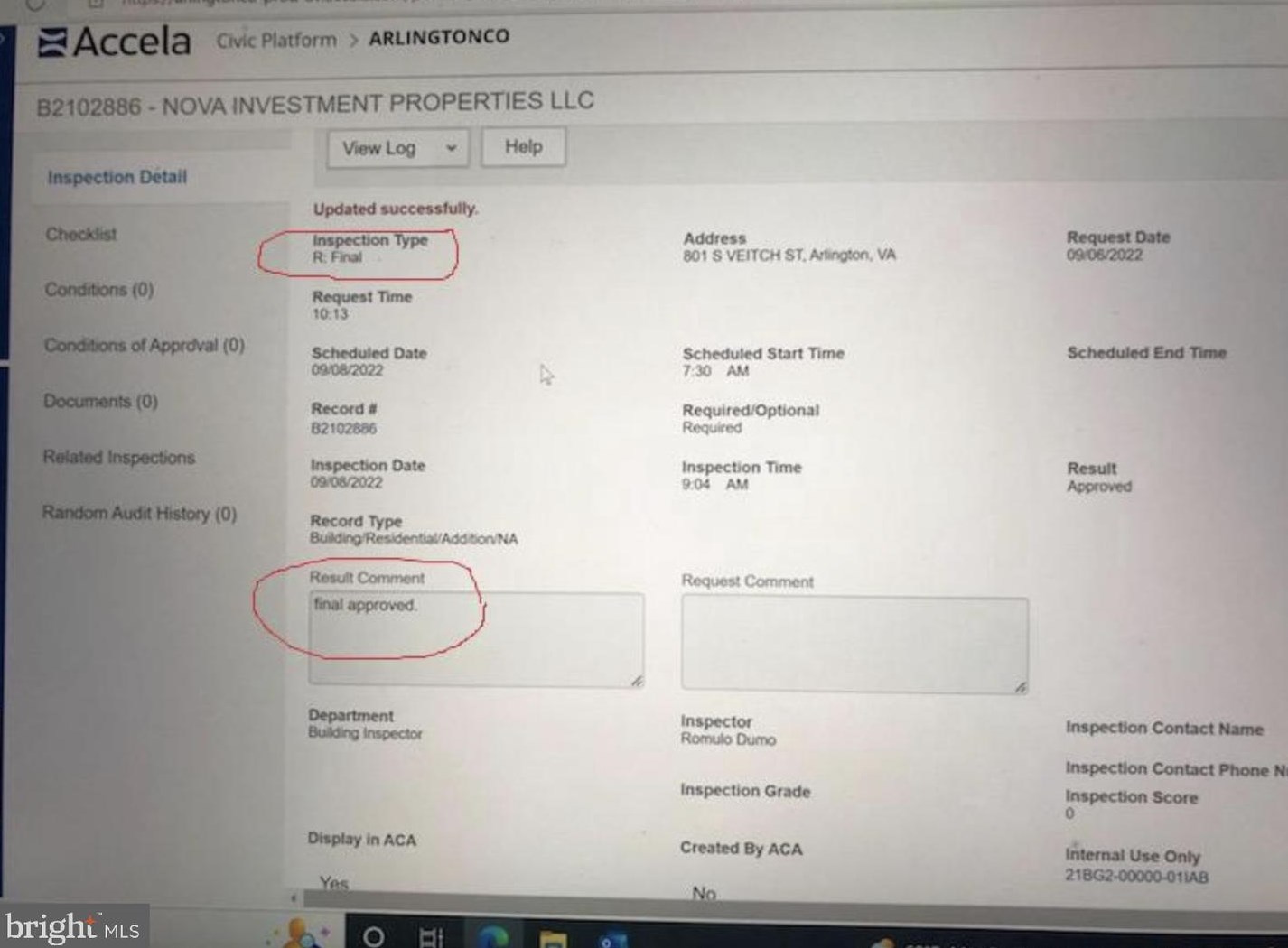 801 Veitch St, Arlington VA  22204-2124 exterior