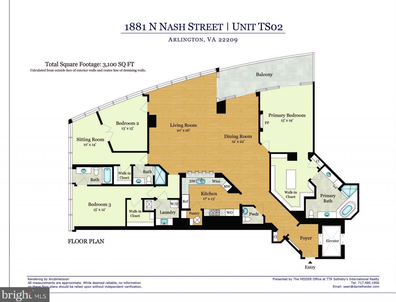 1881 Nash St, Arlington VA  22209-1511 exterior