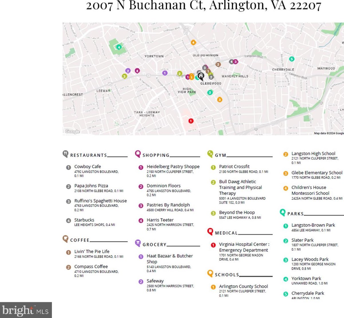2007 Buchanan Ct, Arlington VA  22207-2096 exterior